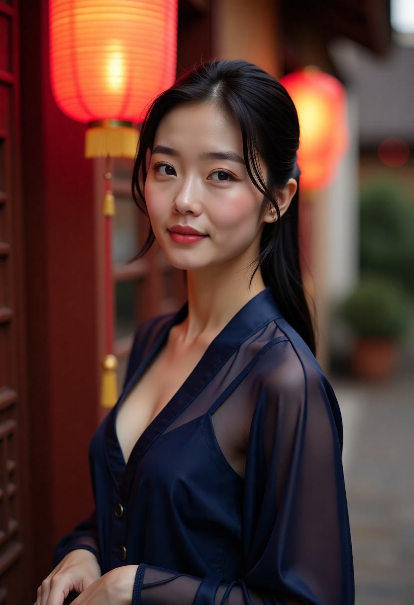 暗格里的秘密竖版海报，红木柜门半开